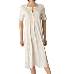 Hanro of Switzerland pink cotton nightgown